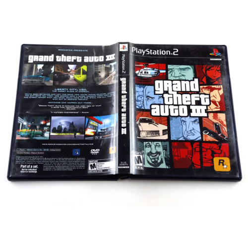 Playstation 2 GTA Grand Theft Auto 3 ((( Jogo Original ))) - Escorrega o  Preço