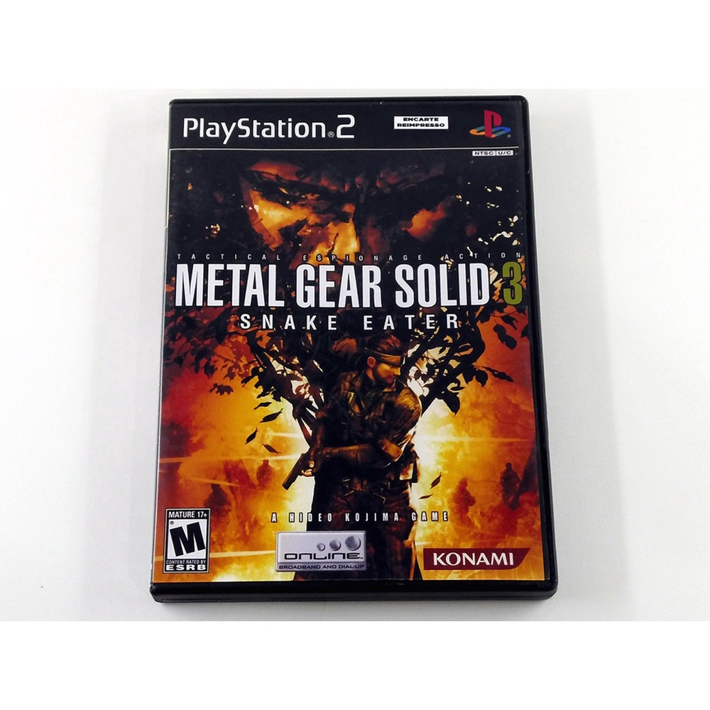 Metal Gear Solid 3 Snake Eater Playstation 2 Ps2 | Submarino