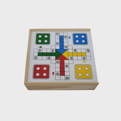 Jogo 5 em 1, Ludo, Damas, Trilha, Xadrez, Jogo da Velha