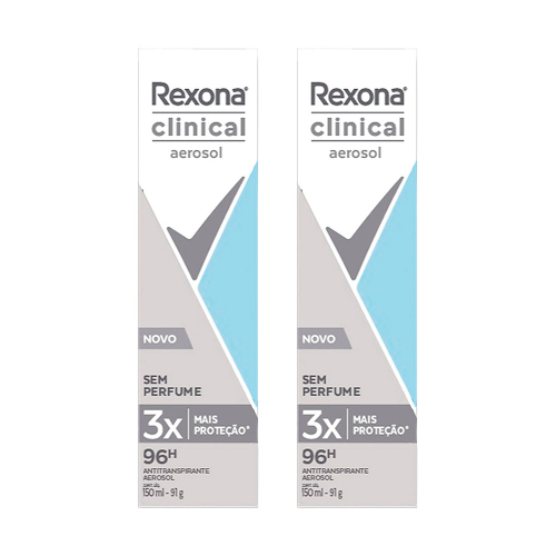 REXONA CLINICAL  3X MAIS PROTEÇÃO COM 3X MAIS CONTROLE DE ODOR