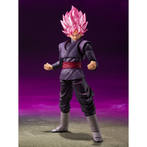 Boneco Action Figure Miniatura Goku Black Super Sayajin Rose