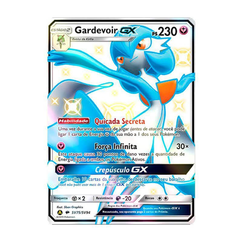 Pokemon Card Hidden Fates GARDEVOIR GX SHINY SV75/SV94