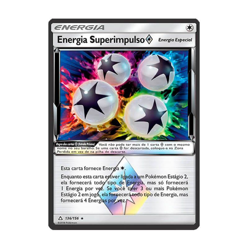 Pokémon Tcg: Energia Superimpulso Estrela Prisma (136/156) - Sm5 Ultra  Prisma em Promoção na Americanas