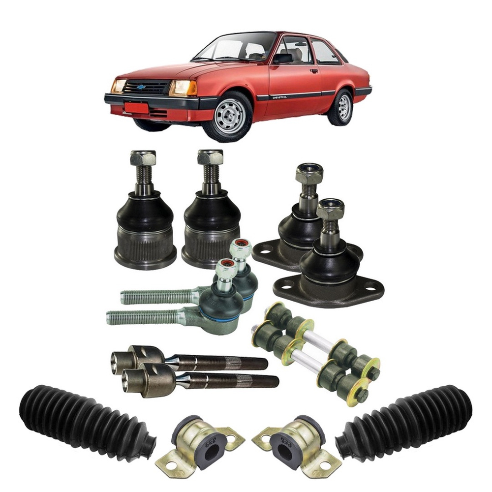 Kit Piv Chevette Terminal Bieleta Barra Axial Coifa Submarino