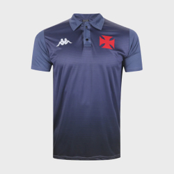 Camisa Vasco 2021 Polo Oficial Atleta Cinza Menor preço em Camisa Vasco 2021 Polo Oficial Atleta Cinza