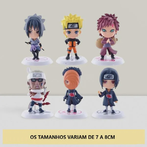 Naruto Uzumaki Action Figures para Crianças, Kakashi, desenho