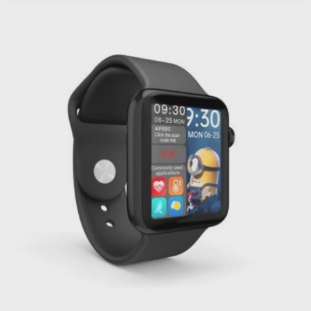 Smartwatch Preto Iwo Hw12 Original Foto Tela E Faz Chamadas em Promoção ...