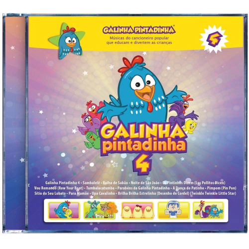 Cd + Dvd Galinha Pintadinha 4 (2 Discos) em Promoção na Americanas