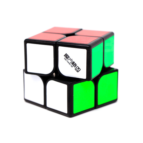 Cubo Mágico 2x2 Profissional Kids Original QiYi QiDi Preto