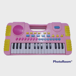 rockible Teclado infantil, piano de teclado infantil, brinquedo musical  multifuncional de 37 teclas, ROSA