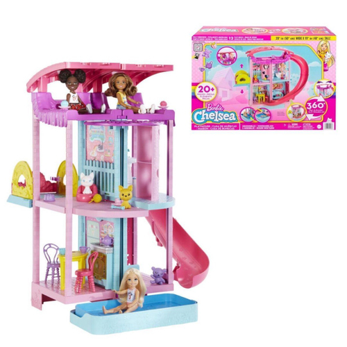 Playset - Barbie - Nova Casa De Férias Malibu - Colorida - Mattel - Ri Happy