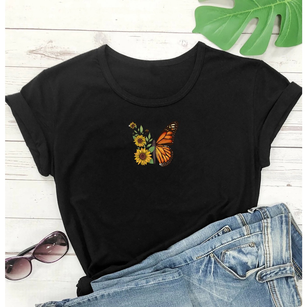 blusa borboleta shein