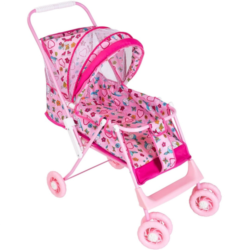 Bebe Reborn Princesa Silicone + Carrinho De Passeio Luxo