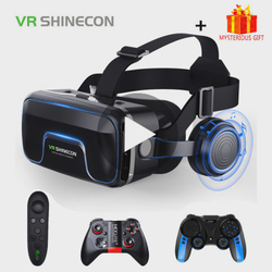 Óculos para jogos de vídeo headset de realidade virtual 3d para capacete de smartphone Óculos vr shinecon 10.0 é boa?