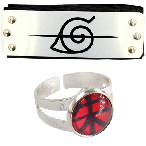 Capa Manto Akatsuki Naruto Cosplay Itachi + Bandana + Anel Tamanho