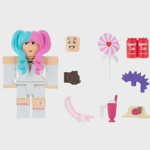 Boneco Roblox Avatar Shop - Pack Figura Punks + Cód Virtual na