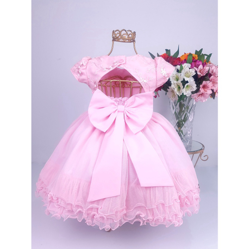 Vestido Infantil Princesa Aurora