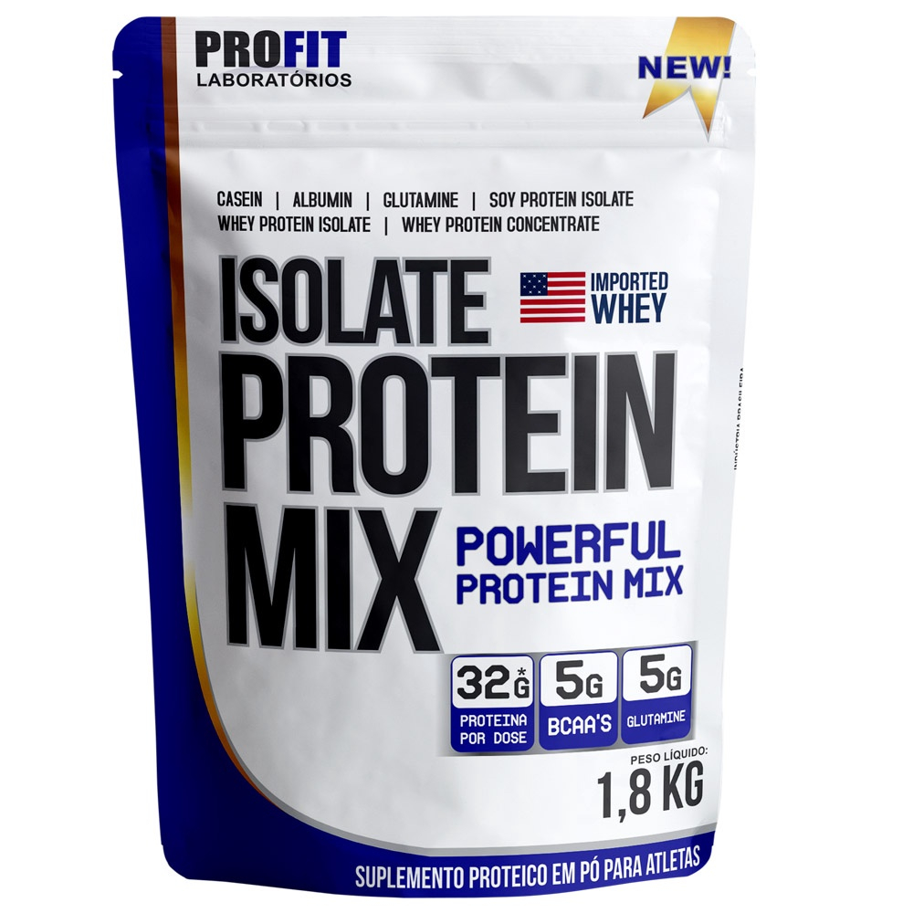 Whey Isolado Isolate Protein Mix Kg Refil Profit Labs Em