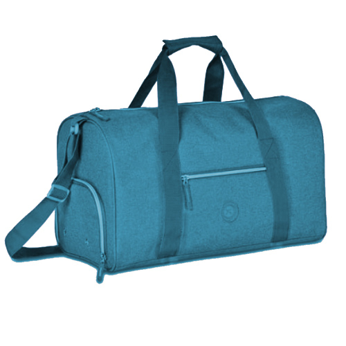 turquoise duffle bolsa