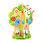 Brinquedo Educativo Arvore Pedagógica Giratória Madeira 24M +