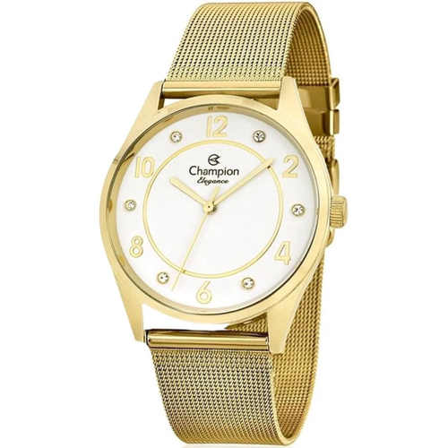 Relógio Magnum Feminino MG27453A Prata/ Dourado