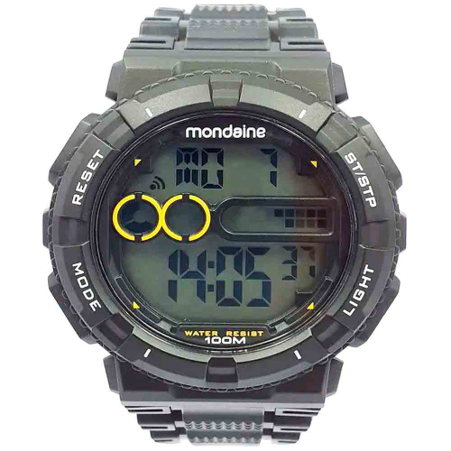 relogio mondaine digital preto