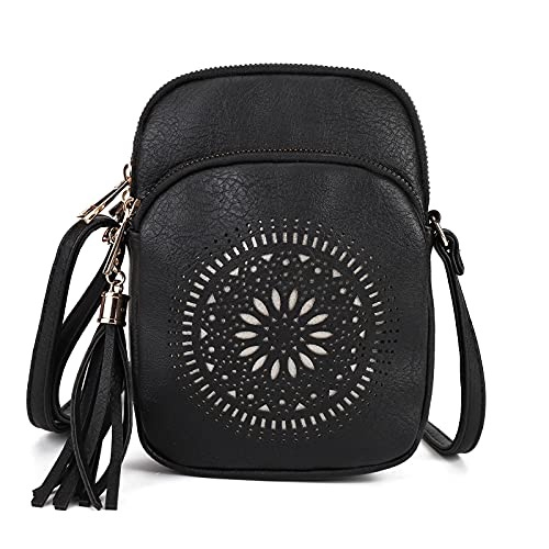 white fringe crossbody bolsa