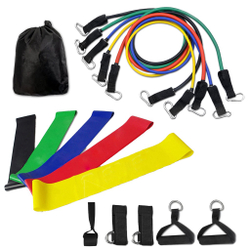 Kit Ginastica Funcional em Casa - Kit Elástico 11 Peças + Mini Band 5 Níveis Faixa Elástica é boa?