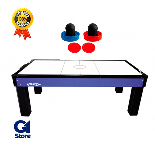 Brinquedo Aero Game Mini Mesa De Hockey Infantil Air Rocker Para