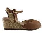 Sandalia Ultraconforto Anabela Modare 7164.101 Camel Natural