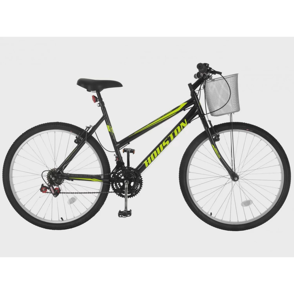 Bicicleta Aro 26 Houston Foxer Maori Aço - Freio V-Brake 21 Marchas Em ...