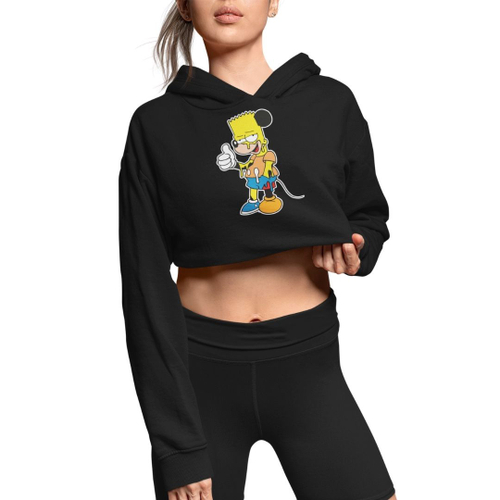 crop moletom com capuz myntra