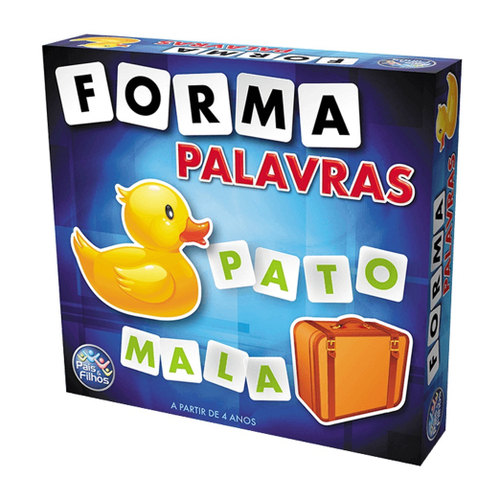 Jogo De Alfabetização Formar Palavras Com Letras Do Alfabeto no Shoptime