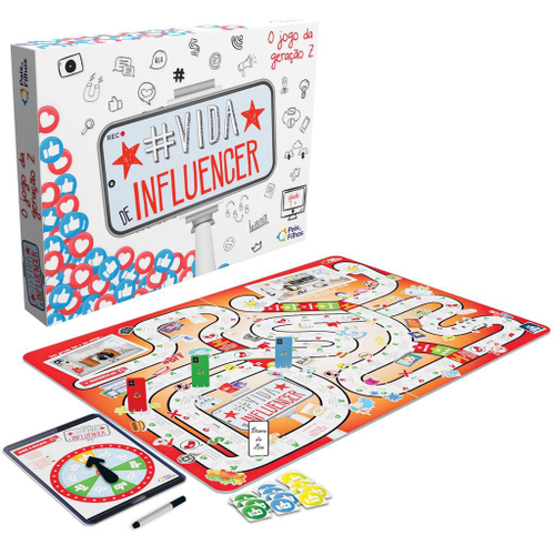 Jogo Tabuleiro Infantil Ludo Mania C/ 18 Peças Maser Toys - Feira