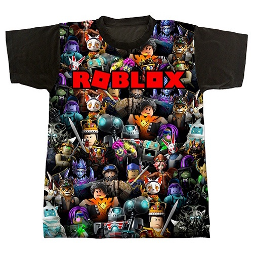 Camiseta T-Shirt Roblo'x Personagem Player Jogador Algodão