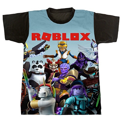 Camiseta R.O.B.L.O.X Game Meninas adulto e infantil