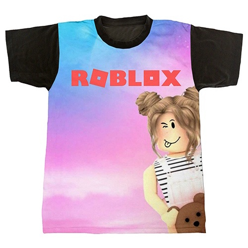 Camiseta Roblox Infantil Jogo Online Masculino Feminino