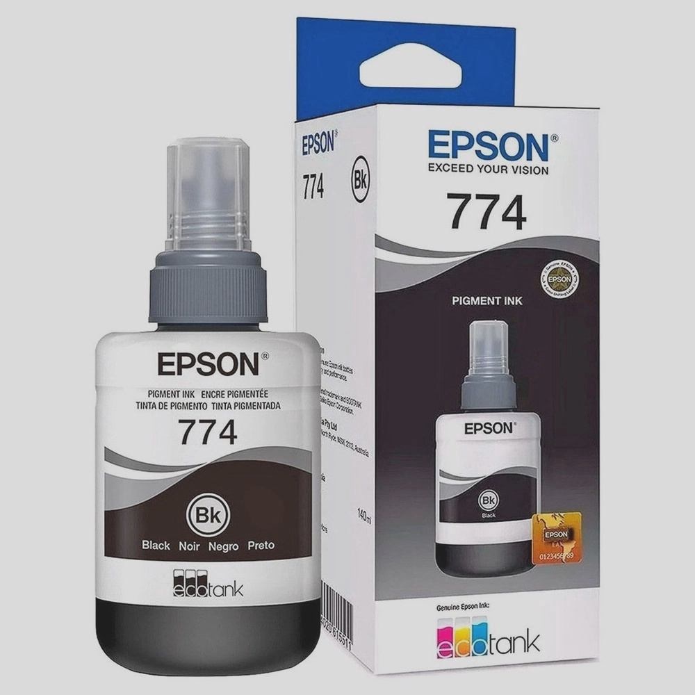 Tinta Epson T T Al Preta Original Para Ecotank L L L Workforce M