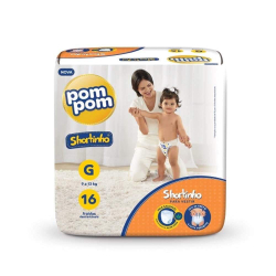 Fralda Shortinho G C/16 Unidades Pom Pom é boa?