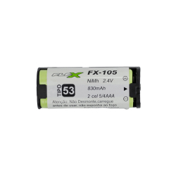 Bateria Telefone Sem Fio Tipo 53 2.4V 830Mah FX-105 Flex é boa?