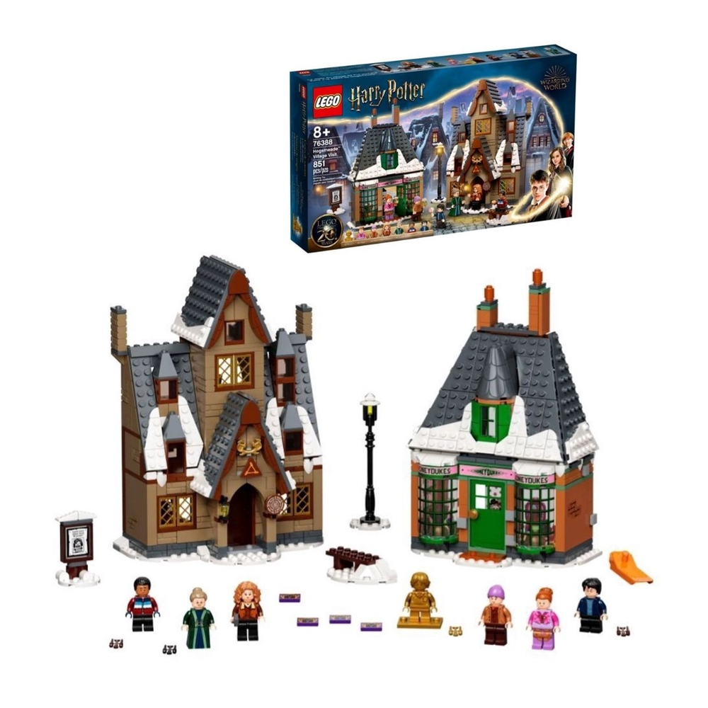 Lego Harry Potter Visita A Vila Hogsmeade 851 Pçs 8 + 76388 no Shoptime