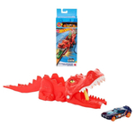 Pista Hot Wheels City Lançador de Dinossauro 3 + GVF41 Mattel