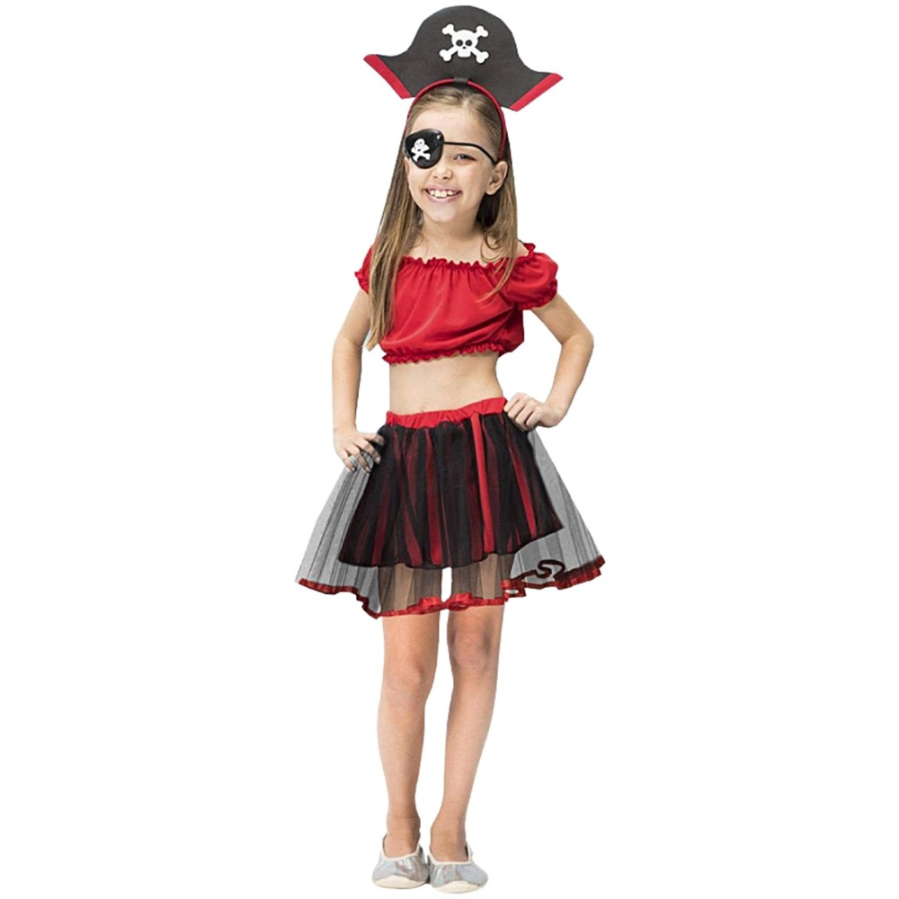 Fantasia Pirata Feminino Tam 10, Roupa Infantil para Menina Spook Usado  81799095