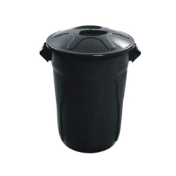 Lixeira Cesto De Lixo Grande Com Tampa Fechada 60L Preto é boa?