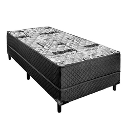 Cama Box Solteiro Conjugada Unyco D28 Ortopédico Preta é boa?