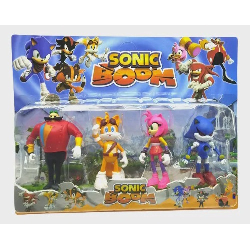 Kit 4 Bonecos Coleção Sonic E Amigos Brinquedo Filme - Araujo Presentes -  Bonecos - Magazine Luiza