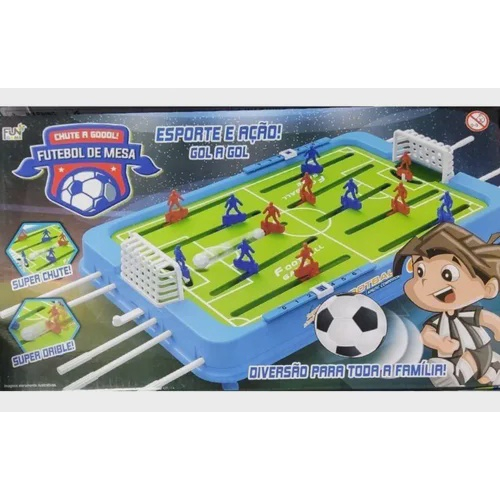 Jogo Futebol De Mesa Porttil Brinquedo Infantil Adulto - toys