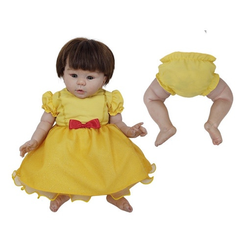 Kit Com 2 Vestidos De Bebê Reborn Katitus Boneca