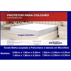 Protetor de Colchão Casal Impermeável Ortobom Menor preço em Protetor de Colchão Casal Impermeável Ortobom