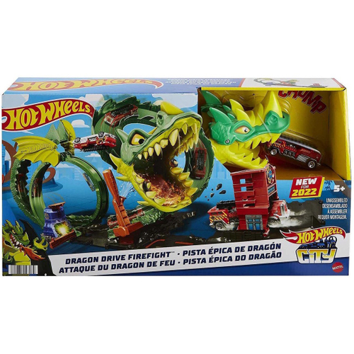 Pista De Corrida Hot Wheels Mordida Do T-rex Dinossauro